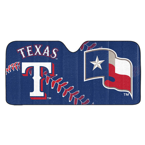 Texas Rangers Auto Sun Shade 59x27 - Special Order