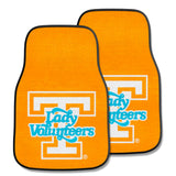 Tennessee Volunteers Front Carpet Car Mat Set - 2 Pieces, Lady Volunteers
