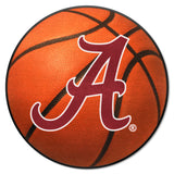 Alabama Crimson Tide Basketball Rug - 27in. Diameter, A Logo