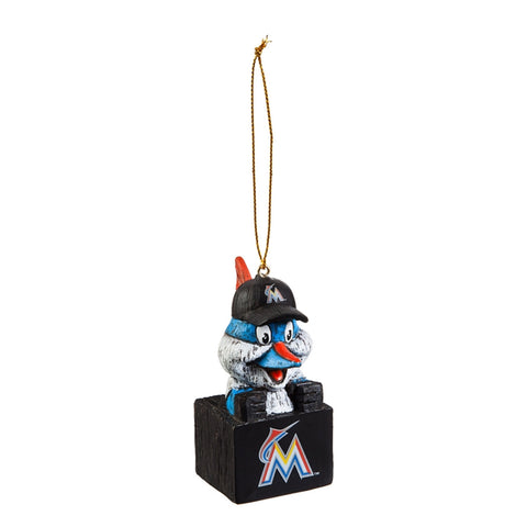 Miami Marlins Ornament Tiki Design