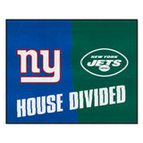NFL House Divided - Giants / Jets Rug 34 in. x 42.5 in.