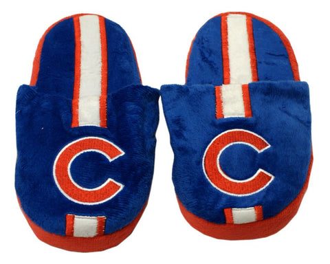 Chicago Cubs Slipper - Youth 8-16 Size 7-8 Stripe - (1 Pair) - XL