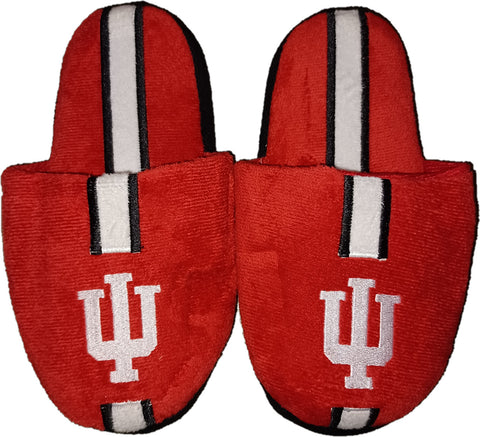 Indiana Hoosiers Slipper - Youth 8-16 Size 1-2 Stripe - (1 Pair) - S