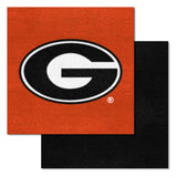 Georgia Bulldogs "G" Logo Team Carpet Tiles - 45 Sq Ft.