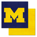 Michigan Wolverines Team Carpet Tiles - 45 Sq Ft.