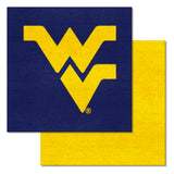 West Virginia Mountaineers Team Carpet Tiles - 45 Sq Ft.