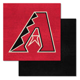 Arizona Diamondbacks Red & Black Team Carpet Tiles - 45 Sq Ft.