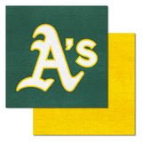 Oakland Athletics Team Carpet Tiles - 45 Sq Ft.