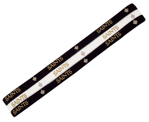 New Orleans Saints Elastic Headbands - Special Order