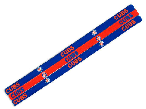 Chicago Cubs Elastic Headbands - Special Order