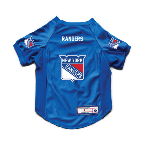 New York Rangers Pet Jersey Stretch Size Big Dog - Special Order