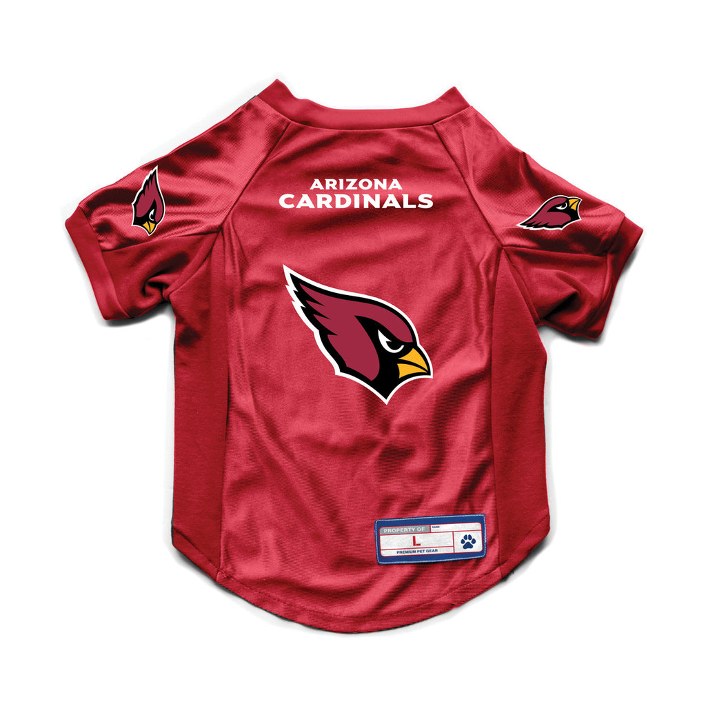 Arizona Cardinals Pet Jersey Stretch Size XL