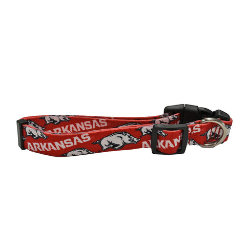 Arkansas Razorbacks Pet Collar Size L - Special Order