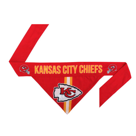 Kansas City Chiefs Pet Bandanna Size S
