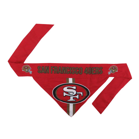 San Francisco 49ers Pet Bandanna Size S