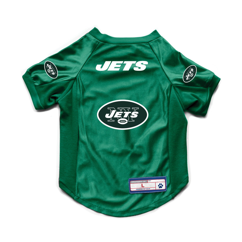 New York Jets Pet Jersey Stretch Size M Alternate