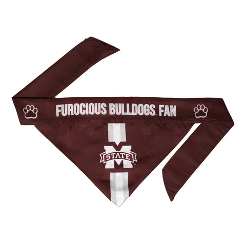 Mississippi State Bulldogs Pet Bandanna Size L - Special Order