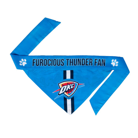 Oklahoma City Thunder Pet Bandanna Size L