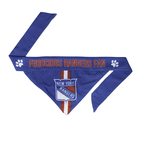 New York Rangers Pet Bandanna Size XS - Special Order