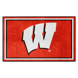 Wisconsin Badgers 4ft. x 6ft. Plush Area Rug