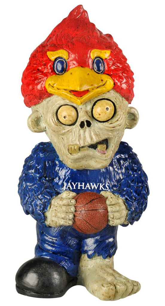 Kansas Jayhawks Zombie Figurine - Thematic w/Football CO