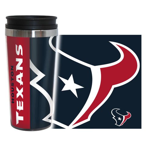 Houston Texans Travel Mug - 14 oz Full Wrap - Hype Style