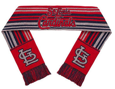 St. Louis Cardinals Glitter Stripe Scarf