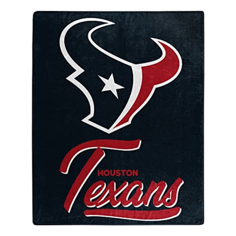 Houston Texans Blanket 50x60 Raschel Signature Design