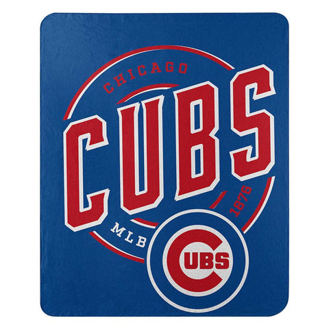 Chicago Cubs Blanket 50x60 Fleece Campaign Design