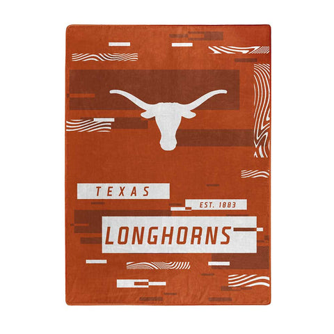 Texas Longhorns Blanket 60x80 Raschel Digitize Design