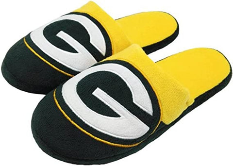 Green Bay Packers Slipper Colorblock Slide - (1 Pair) - S