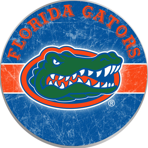 Florida Gators Sign Bottle Cap Style Distressed