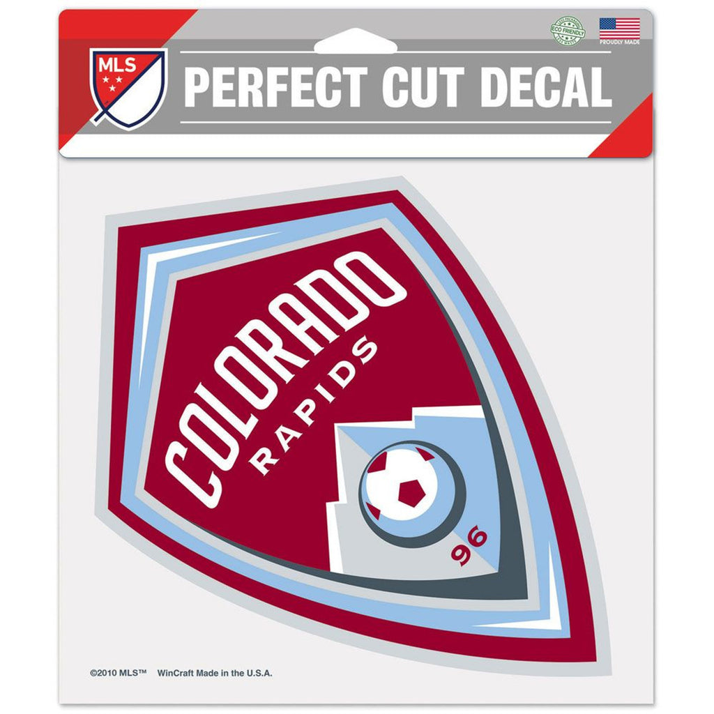 Colorado Rapids Decal 8x8 Perfect Cut Color - Special Order