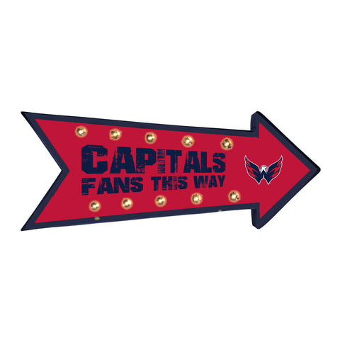 Washington Capitals Sign Running Light Marquee