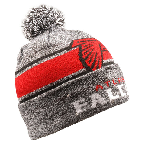 Atlanta Falcons Beanie Gray Stripe Light Up