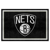 Brooklyn Nets 5ft. x 8 ft. Plush Area Rug