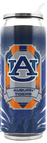 Auburn Tigers Stainless Steel Thermo Can - 16.9 ounces - Special Order