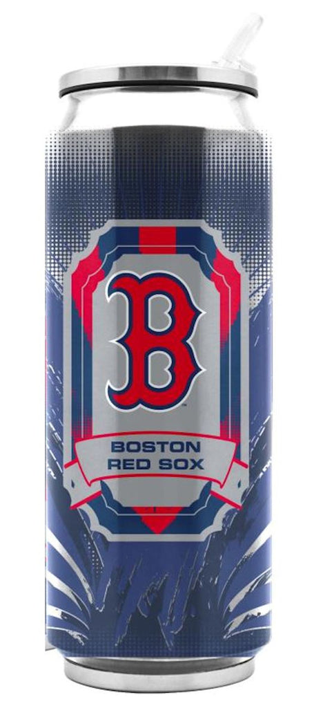 Boston Red Sox Stainless Steel Thermo Can - 16.9 ounces - Special Order