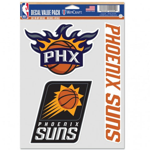 Phoenix Suns?ÿ Decal Multi Use Fan 3 Pack