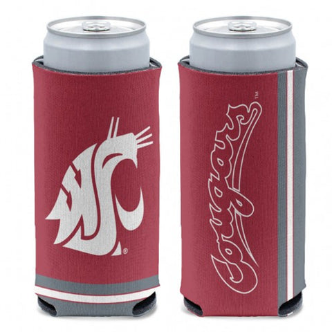 Washington State Cougars Can Cooler Slim Can Design