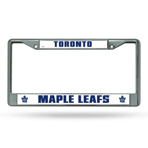 Toronto Maple Leafs License Plate Frame Chrome - Special Order