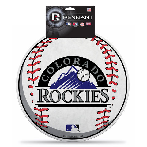 Colorado Rockies Pennant Die Cut Carded - Special Order