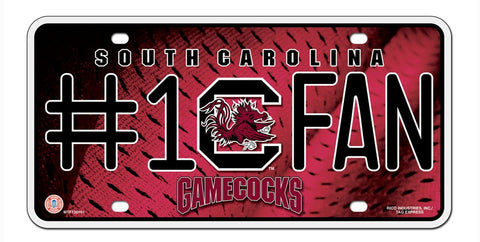 South Carolina Gamecocks License Plate #1 Fan