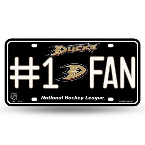 Anaheim Ducks License Plate #1 Fan - Special Order
