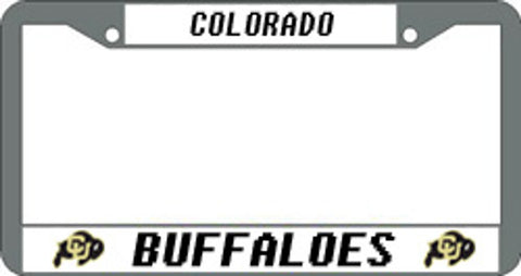 Colorado Buffaloes License Plate Frame Chrome - Special Order