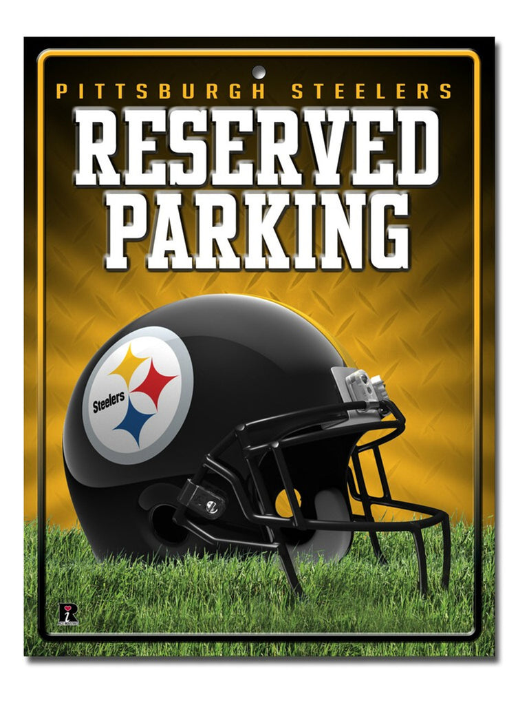 Pittsburgh Steelers Sign Metal Parking