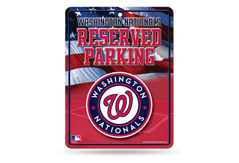 Washington Nationals Sign Metal Parking - Special Order