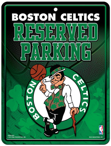 Boston Celtics Sign Metal Parking - Special Order