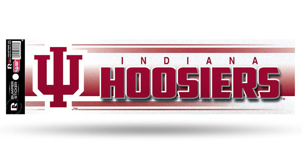 Indiana Hoosiers Decal Bumper Sticker Glitter