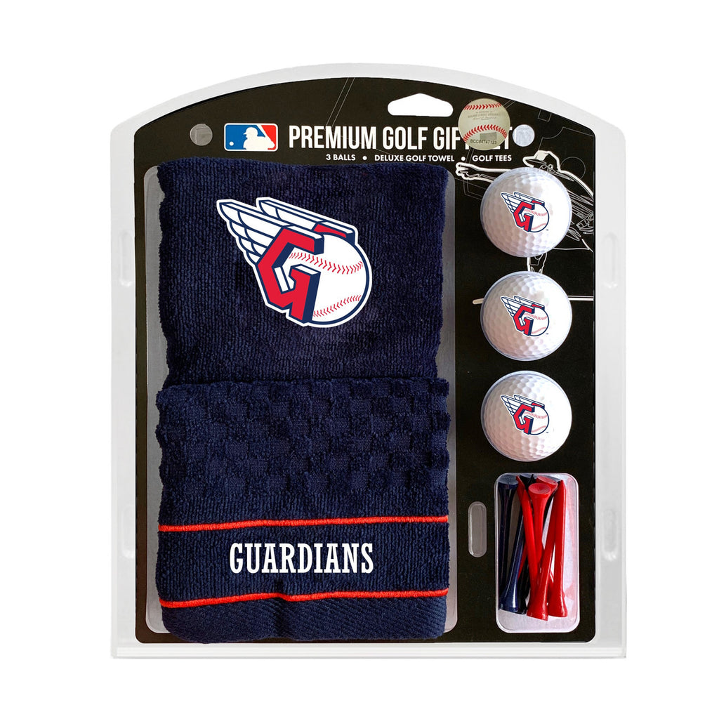 Cleveland Guardians Golf Gift Set with Embroidered Towel